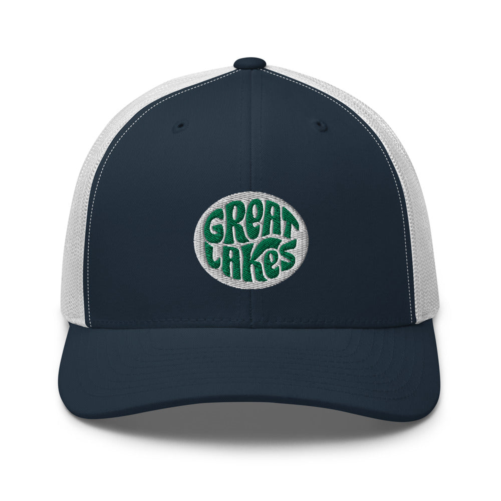 Retro Great Lakes Mid-Profile Trucker Cap – Freshwater Supply Co.