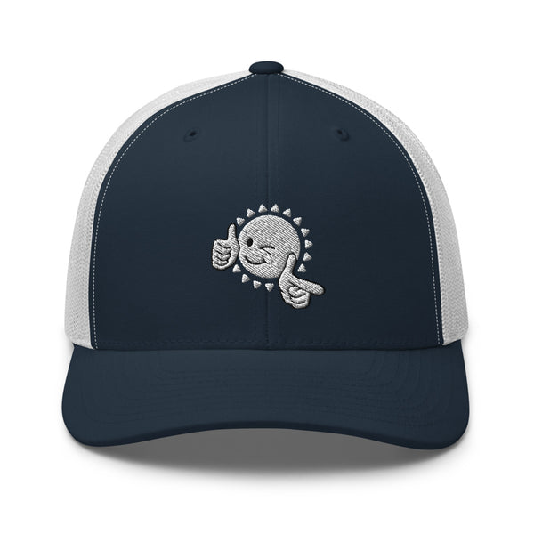 Winking Sun Mid-Profile Trucker Cap