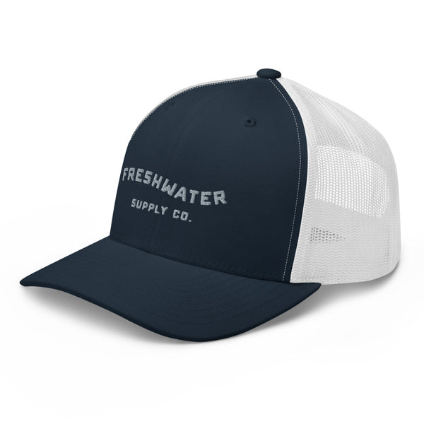 Freshwater Supply Co. Mid-Profile Trucker Cap