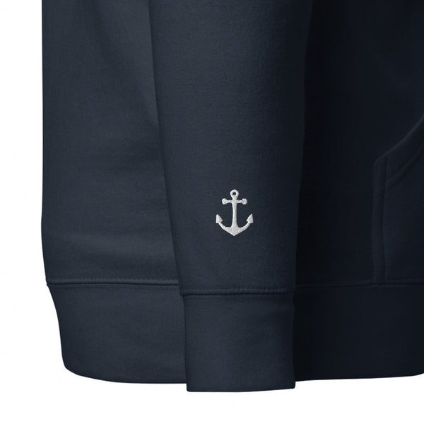 Freshwater Nautical Embroidered Hoodie