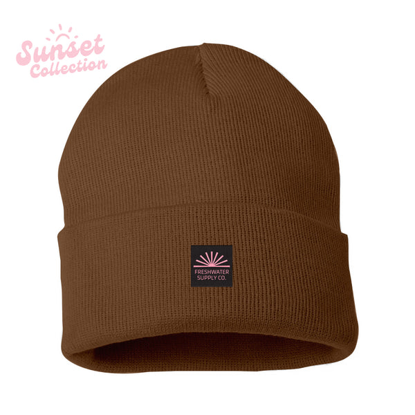 Freshwater Sunset Collection Cuffed Knit Cap