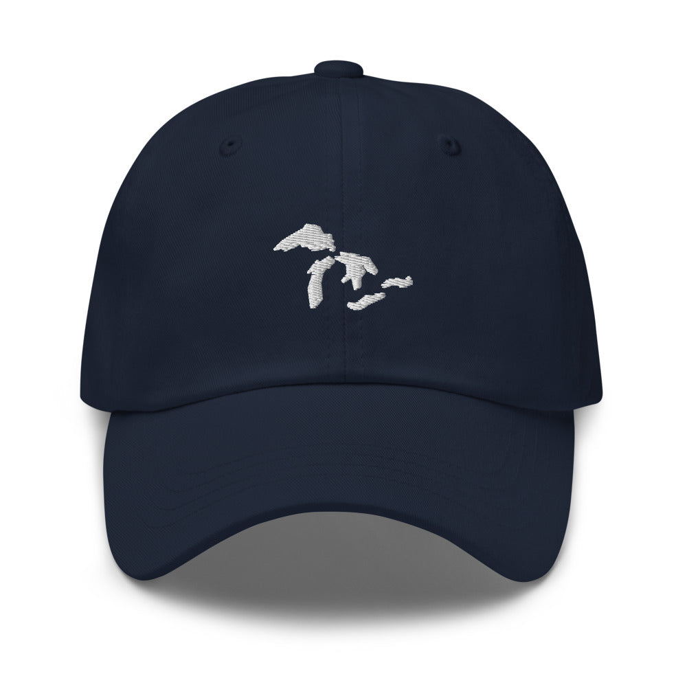 Great Lakes Map Dad Hat