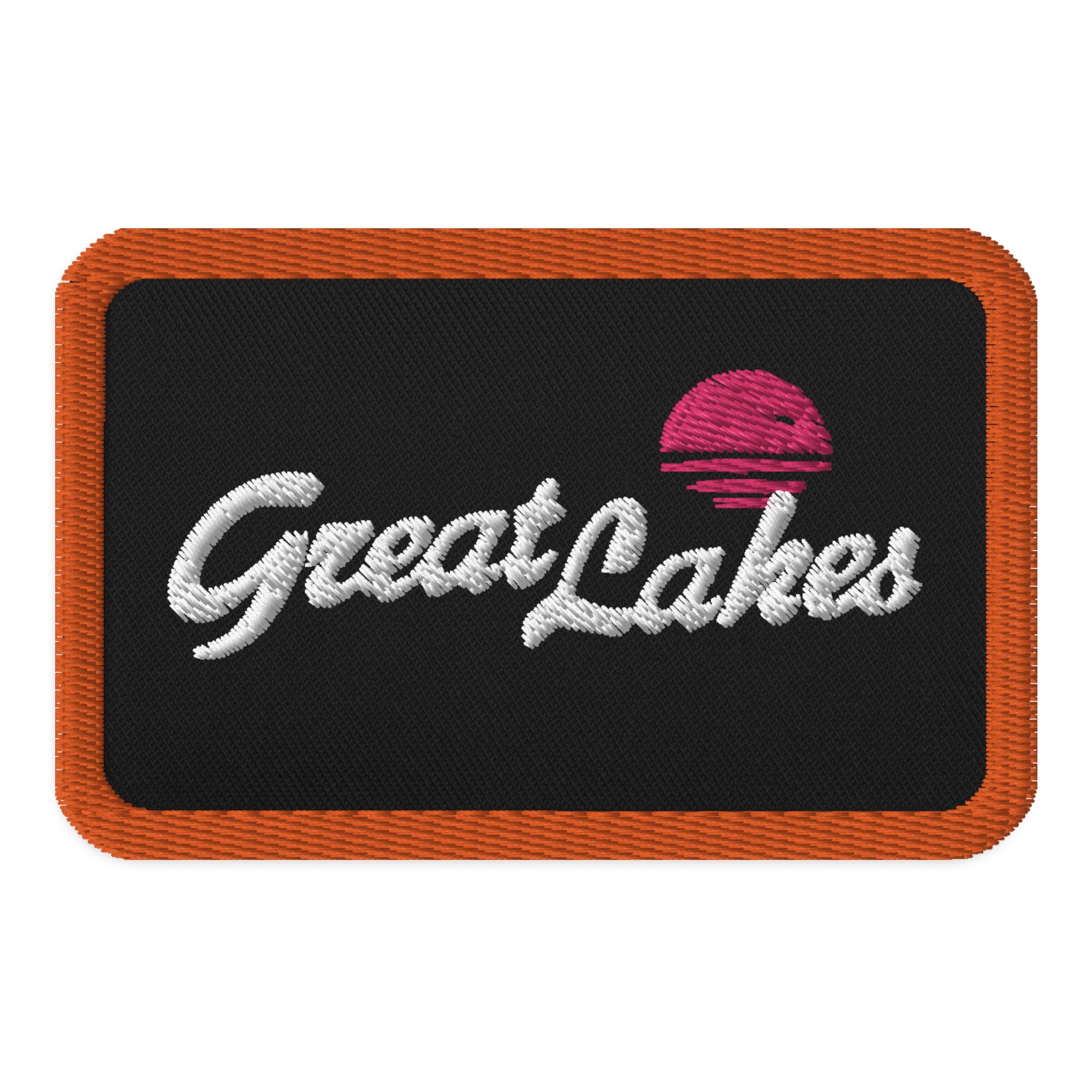 Great Lakes Sunset Embroidered Patch