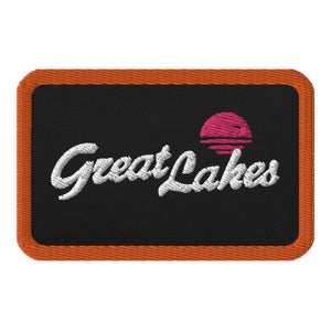 Great Lakes Sunset Embroidered Patch