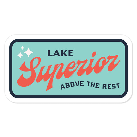 Lake Superior Above The Rest 5x5" Sticker Pack