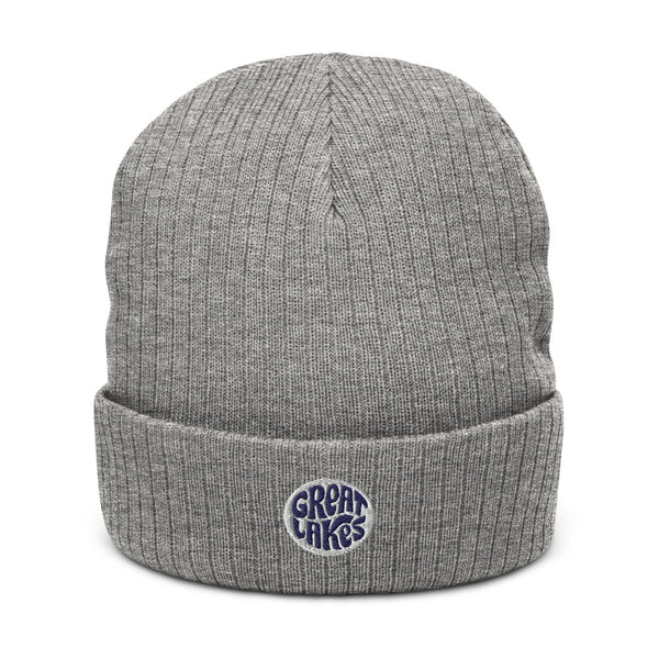 Retro Great Lakes Recycled Cuffed Beanie