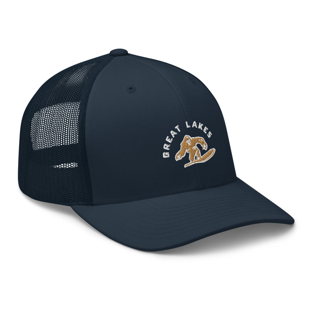 Retro Great Lakes Mid-Profile Trucker Cap – Freshwater Supply Co.