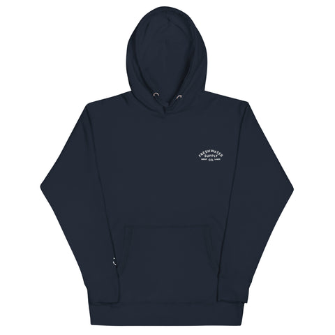 Freshwater Nautical Embroidered Hoodie