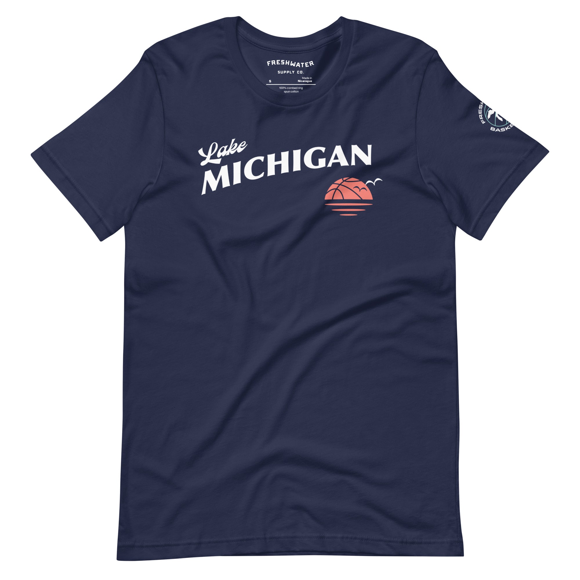 Lake Michigan Basketball Short-Sleeve