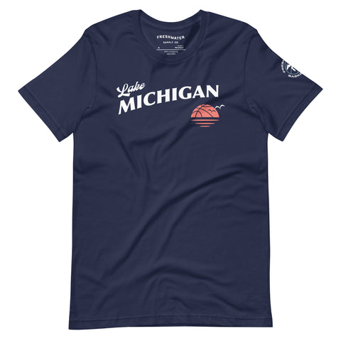 Lake Michigan Basketball Short-Sleeve
